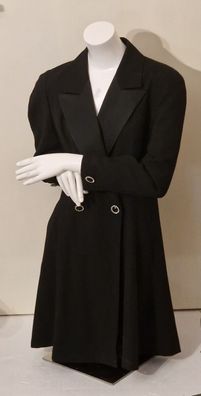Damenjacke tailliert Schurwolle elegant Größe 38 90er Vintage MK exklusiv