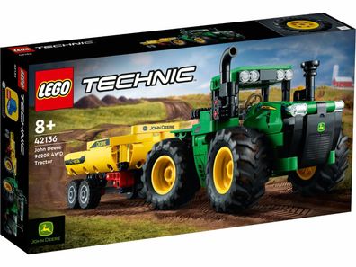 LEGO® 42136 Technic John Deere 9620R 4WD Tractor 390 Teile Bausteine Set