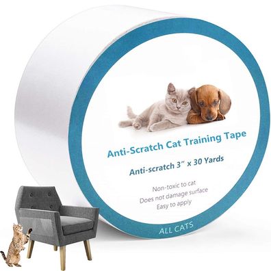 Anti Kratze Katzen Traning Klebeband, Kratzschutz Katze Hund Transparent