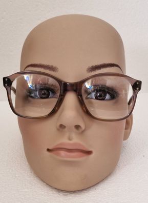 Brille mit Glas Damen Kunststoff Lederetui Schwarz 558-880-135 Metzler