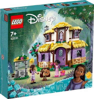 LEGO® 43231 Disney Wish Ashas Häuschen 509 Teile Bausteine Set Klemmsteine