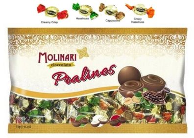 5 kg gefüllte Pralinen aus Belgischer Schokolade Einzeln verpackt Top Qualität