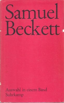 Samuel Beckett: Auswahl in einem Band (1967) Suhrkamp Hausbuch