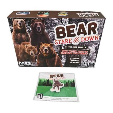 Bear Stare Down The Card Game + 2 Erweiterungen Kickstarter Edition Kartenspiel