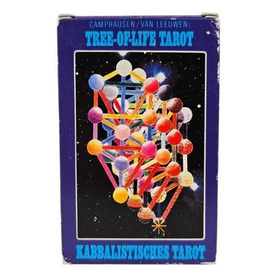Kabbalistisches Tarot Tree Of Life Tarot von 1983 Camphausen/ Van Leeuwen AGM Neu