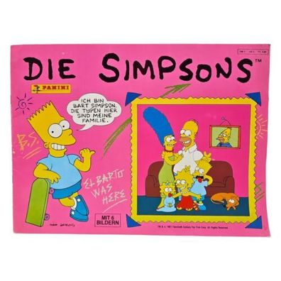 Die Simpsons Panini Stickeralbum Unvollständig 1991 Retro Album Matt Groening