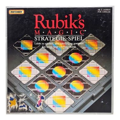 Matchbox Rubiks Magic Strategiespiel 1987 Gesellschaftsspiel Brettspiel Vintage