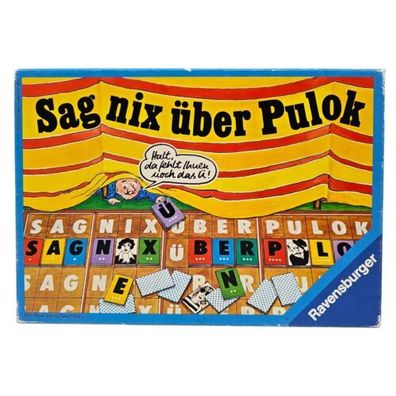 Sag nix über Pulok Ravensburger 1978 Wörterspiel Gesellschaftsspiel Sehr Selten