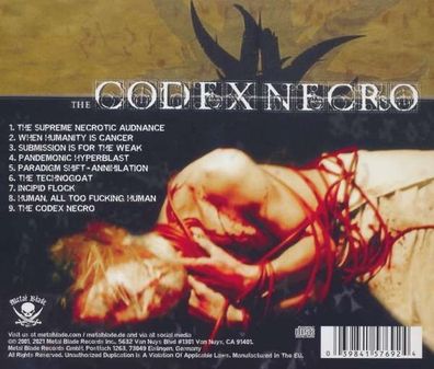Anaal Nathrakh: The Codex Necro - Metal Blade - (CD / Titel: Q-Z)