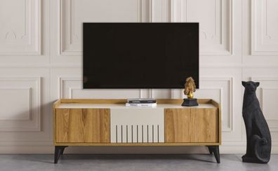 Elegant TV Ständer im Wohnzimmer luxuriös holz Möbel Neu TV Ständer