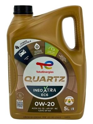 Total Quartz Ineo Xtra EC6 0W-20 5 Liter