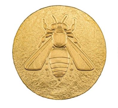 Goldmünze Cook Islands 2023 Honey Bee Honigbiene 0,5g Gold