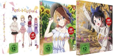 Rent-a-Girlfriend - Staffel 1 - Vol.1-3 + Sammelschuber - Limited - DVD - NEU