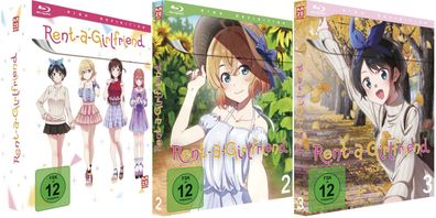 Rent-a-Girlfriend - Staffel 1 - Vol.1-3 + Sammelschuber - Limited Blu-Ray - NEU