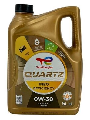 Total Quartz Ineo Efficiency 0W-30 5 Liter