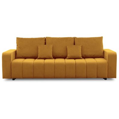 Couch MODENA mit Schlaffunktion und Bettkasten, Stoff: KRONOS