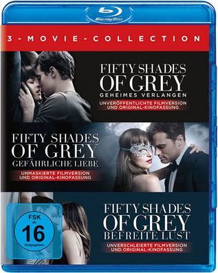 Fifty Shades of Grey Movie Col. (BR) 3Disc Movie Collection, + UV - Universal Pictur