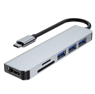 USB C Hub Multiport Adapter - 6 in 1 USB