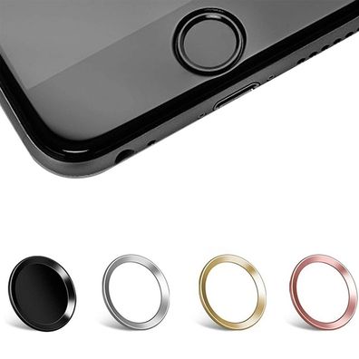 Packung mit 4 iPhone-Tastenaufklebern Unterstützt Fingerabdruckerkennung Touch