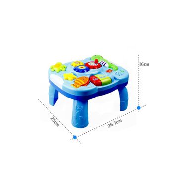 Musical Lerntisch Babyspielzeug 2 in 1 Früherziehung Spielzeug Music Activity