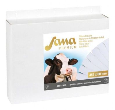 Milchfilter Sana Premium 455x57mm genäht lebensmittelecht GEA Westfalia Meltec