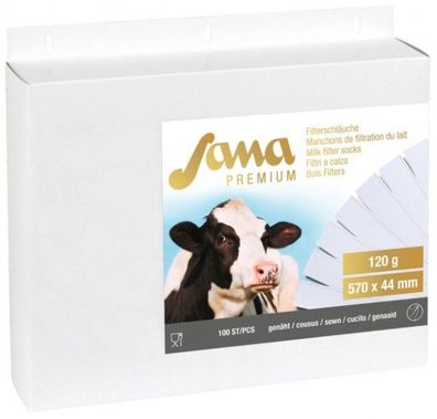 Milchfilter Sana Premium 570x44mm genäht 120 g/ m² empfohlen für Melkroboter DeLaval