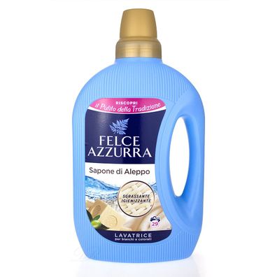 Paglieri Felce Azzurra Waschmittel Seife aus Aleppo 1,595 Lit. für weisse und ...