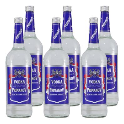 Primakov Vodka Imperial (6 x 1,0L)