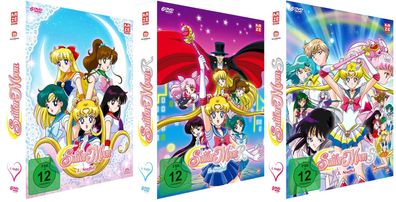 Sailor Moon - Staffel 1-3 - Episoden 1-127 - DVD - NEU