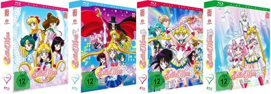 Sailor Moon - Staffel 1-4 - Episoden 1-166 - Blu-Ray - NEU