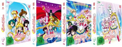 Sailor Moon - Staffel 1-4 - Episoden 1-166 - DVD - NEU
