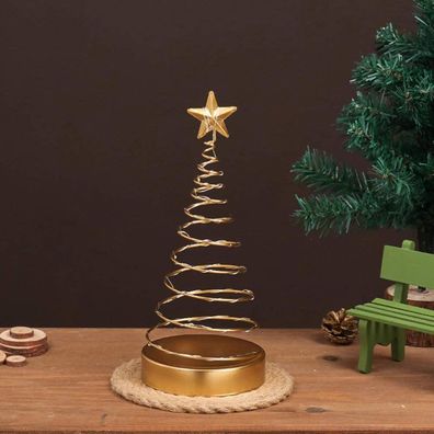 Lichterketten mit Weihnachtsbaum Eisenrahmen, Licht für Weihnachten
