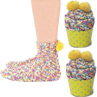 Jarseen 2 Gift Box Cuddly Socks Soft Comfortable Warm Fluffy House Socks for