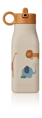 Liewood LW14800-1111 Silikon Wasserflasche Trinkflasche Safari beige 350ml