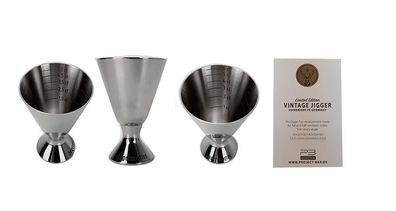 Jägermeister Jigger - Handmade Vintage Jigger / Messbecher mit 1cl - 6cl + 1,5c