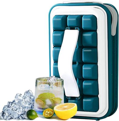 Auslaufsichere Eiswürfelform mit Deckel für kleine Eiswürfel - Silikon