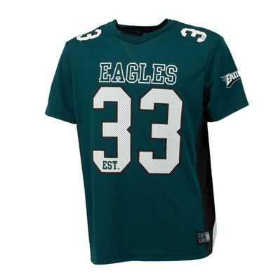 Fanatics NFL Philadelphia Eagles Mesh Jersey Nr 33 Trikot Shirt Grün MPE2705GK