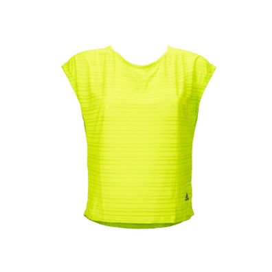 Adidas Lightweight Tee Damen Training T-Shirt Sportshirt Climalite Gelb AJ5062