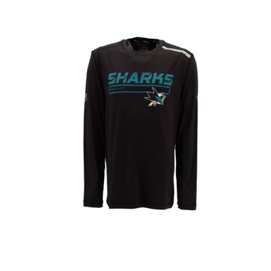 Fanatics NHL San Jose Sharks Herren langarm Shirt schwarz MA26127A2GE45T