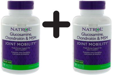 2 x Glucosamine Chondroitin MSM - 150 tabs
