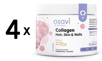 4 x Collagen Hair, Skin & Nails - 150g