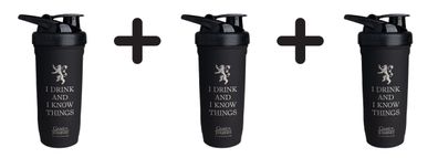 3 x Reforce Stainless Steel - Game Of Thrones, I Drink and I Know Things - 900 ml.
