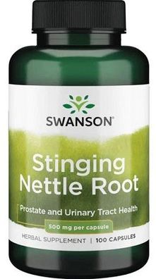 Stinging Nettle Root, 500 mg - 100 caps