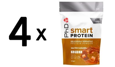 4 x Smart Protein, Salted Caramel - 510g