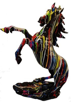 Designer Abstrakte Figur Moderne Figuren Dekoration Pferde auf einem Ständer Neu