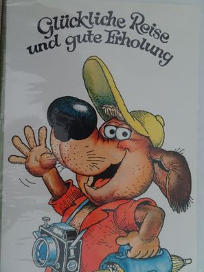 alte Grußkarte Horn Verlag Glückliche Reise Erholung Urlaub