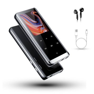 Timmkoo MP3-Player mit Bluetooth, 4,0" Full Touchscreen MP4 MP3-Player mit