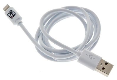 2Go USB Ladekabel für Apple Lightning, 1 Meter, weiß