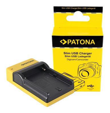 PATONA Slim Micro-USB Ladegerät f. Sony NP-F970 NP-F960 NP-F950 DCR-VX2100 HDR-FX1