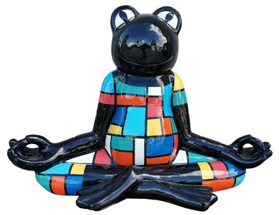 Moderne Abstrakte Figuren Designer Skulpturen Figuren Garten Frosch Yoga Neu